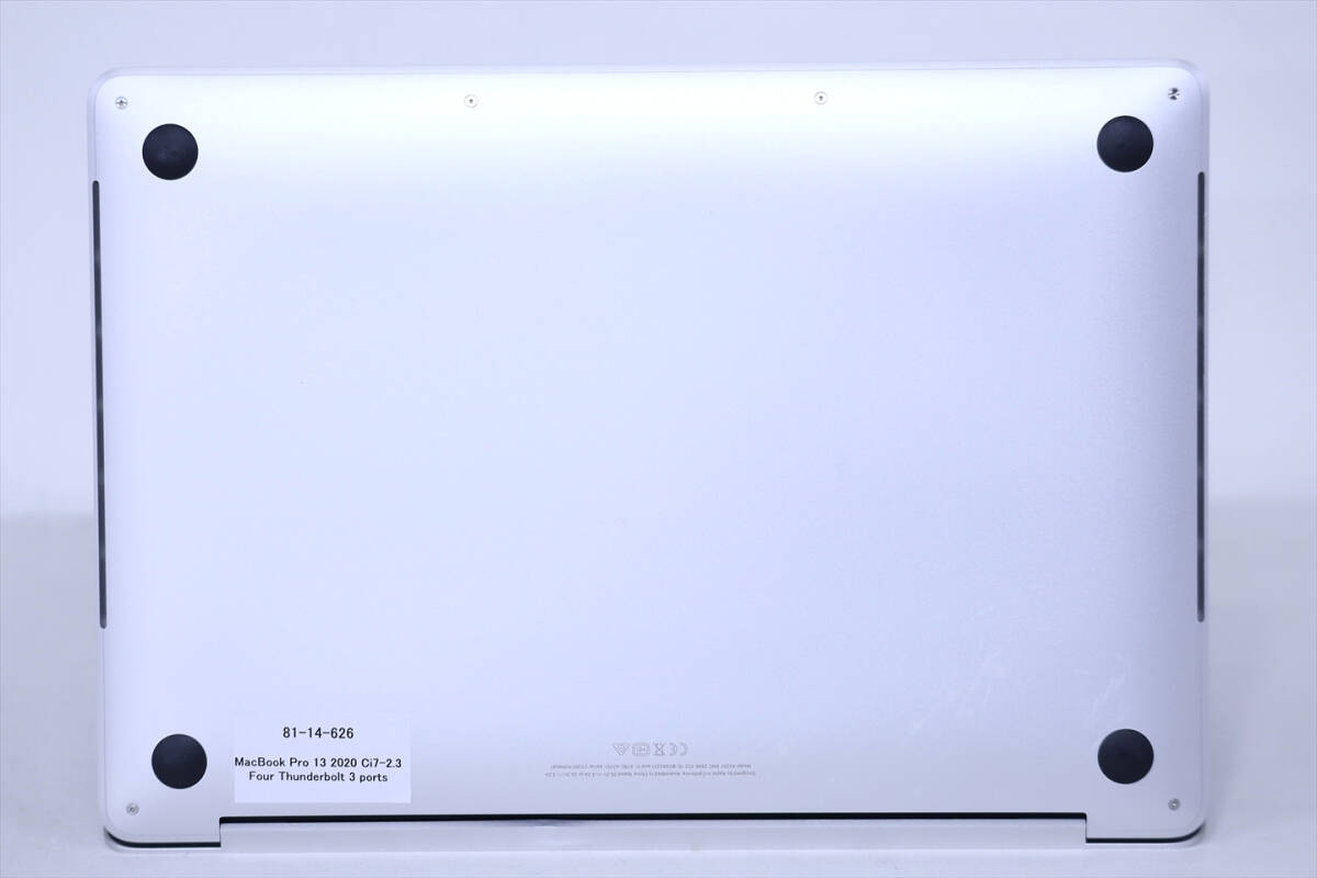 【1円～】SSD1TB 32Gメモリ希少ハイスペック搭載！Corei7 2020年モデル！MacBook Pro 13 i7-1068NG7 RAM32G SSD1T 13.3Retina OS 14 Sonomaの画像6