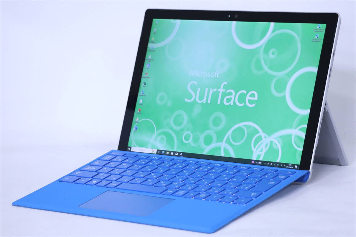 【即配】Corei7 Office2019搭載！766g軽量タブレット！Surface Pro 4 i7-6650U RAM16G SSD256G 12.3PixelSense Win10 キーボード付属の画像1