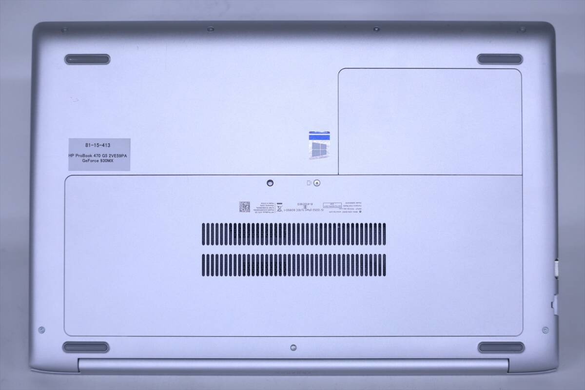 【即配】GeForceグラボ映像強化モデル！HP ProBook 470 G5 i7-8550U RAM16G SSD512G 17.3FHD GeForce930MX-2G Windows11 Office2019_画像6