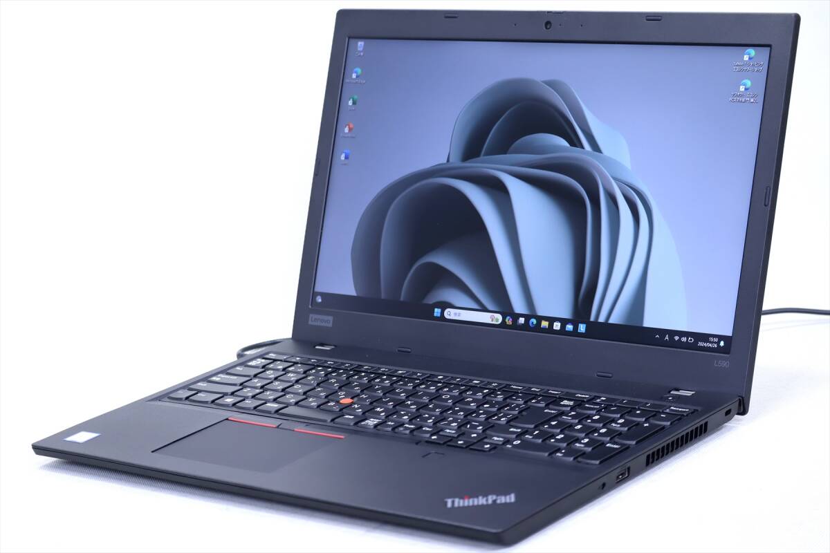 【即配】良品！Corei7 Windows11 Office2019搭載！Lenovo ThinkPad L590 i7-8565U RAM8G SSD256G 15.6FHD テンキー バッテリー良好_画像1