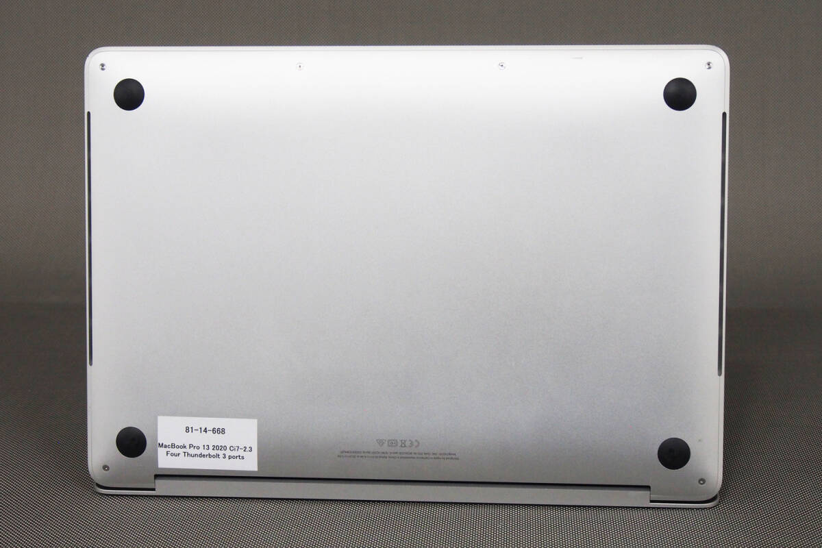 【1円～】希少ハイスペック！10世代i7-1068NG7＆RAM32GB＆SSD1TB選択上位個体 MacBook Pro 13 2020 13.3型Retina Thunderbolt3 OS14Sonomaの画像7