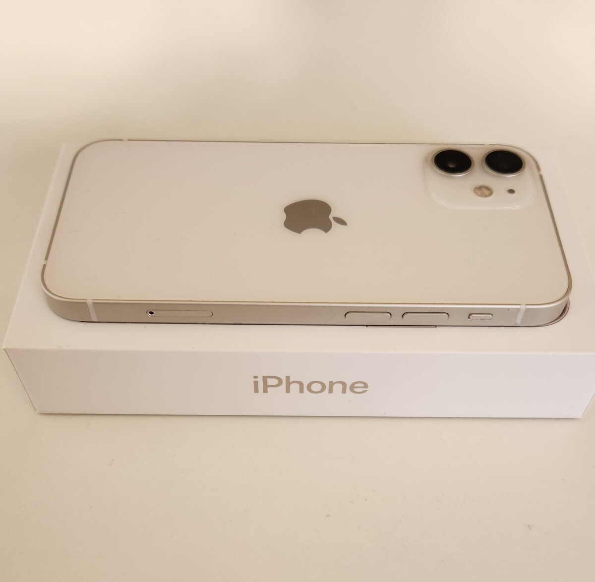 iPhone 12 mini white 128GB simフリー SoftBank 中古 美品の画像7