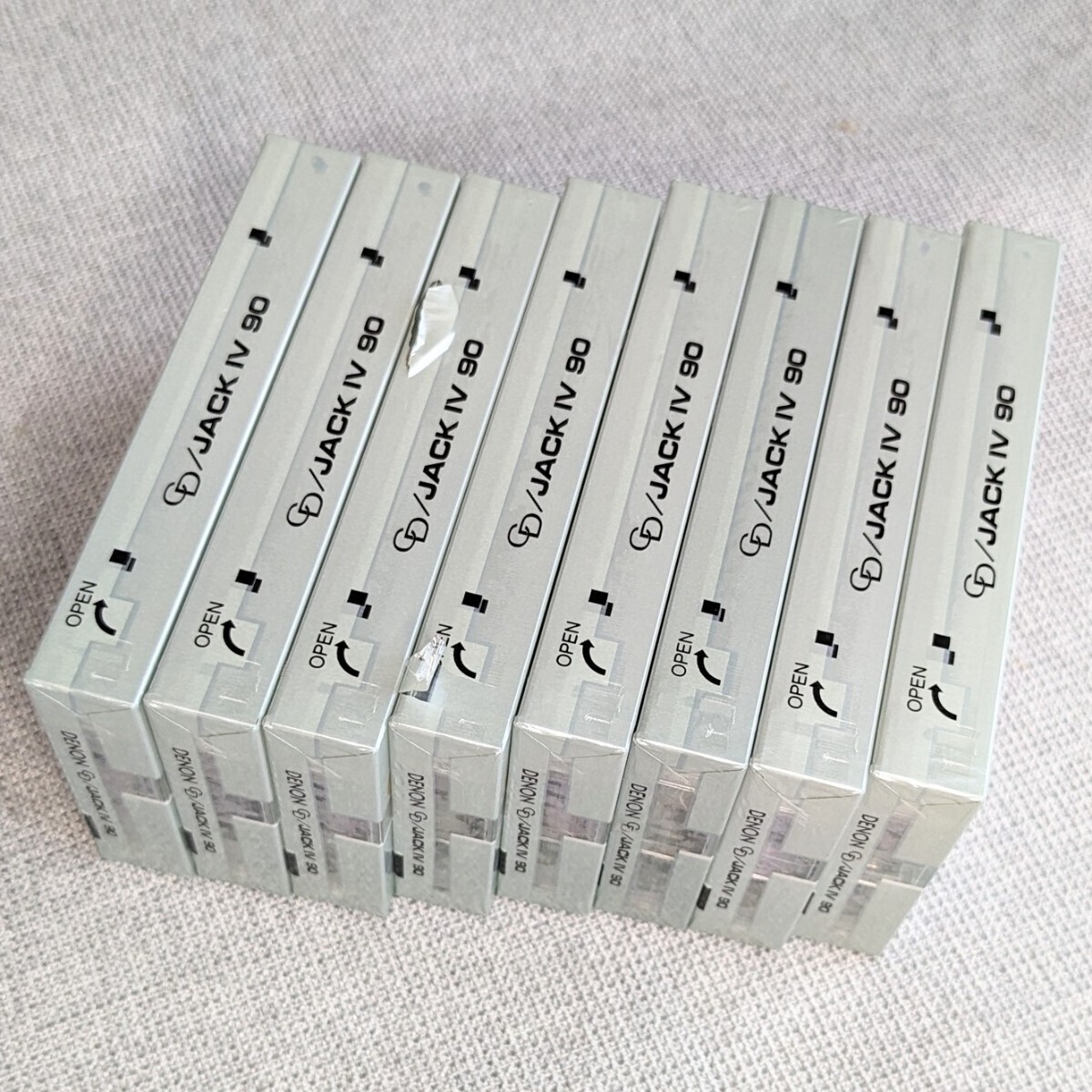 ◆DENON カセットテープ 8本 メタル JACK IV 90 品番 KCD4-90 日本コロムビア株式会社 デノンの画像4