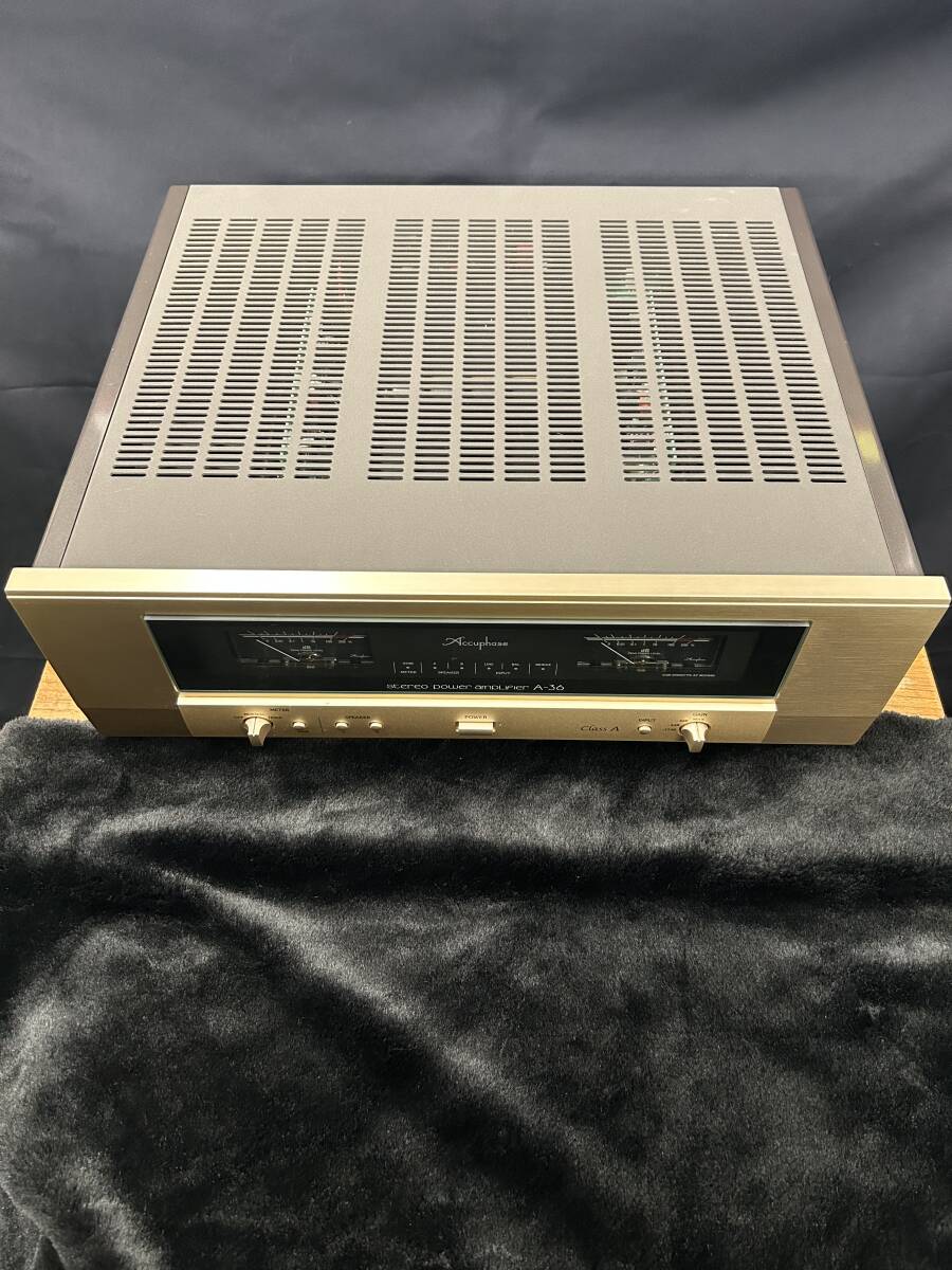 Accuphase A-36 Aクラス 30W/ch STEREO POWER AMPLIFIER 美品 アキュフェーズ パワーアンプ 動作品の画像3