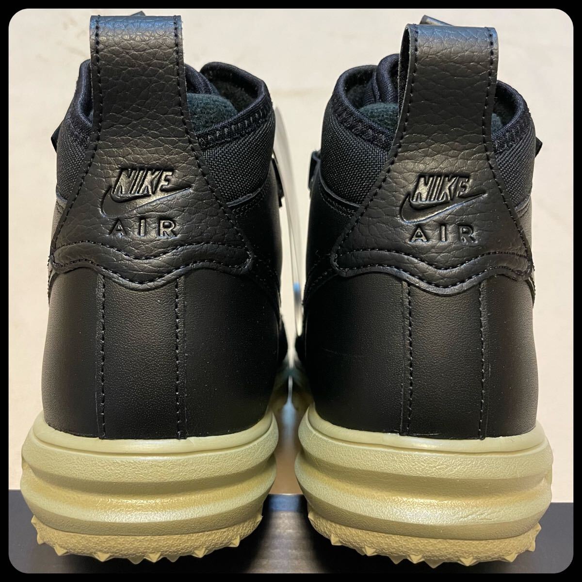 26.5cm ナイキ ルナフォース1 ダックブーツ メンズ ブラック 黒 未使用品 NIKE エアフォース1 AIR_画像6