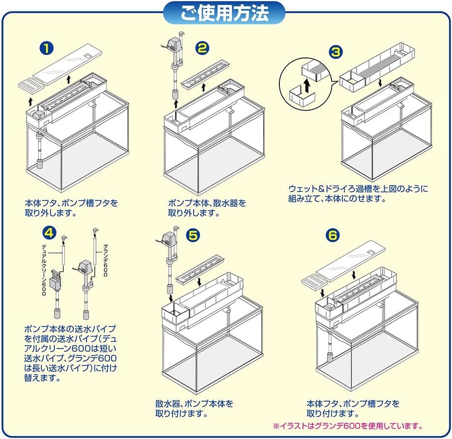 ジェックス GEX QU FILTER ウェット&ドライろ過槽 -Nの画像3