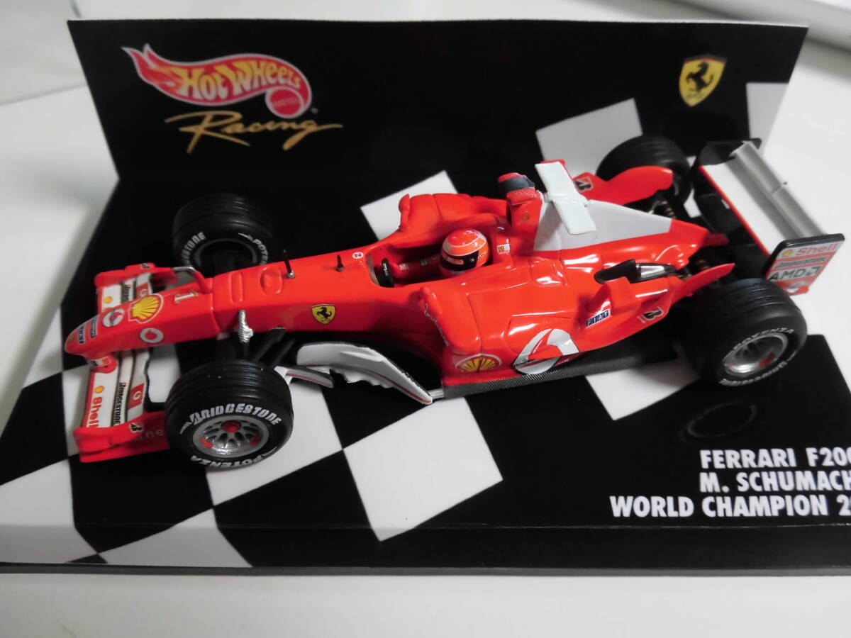 フェラーリ F2004 シューマッハー ワールドチャンピオン2004 ※ミニチャンプス用ケース【ホットウィール 1/43 F1ミニカー】の画像1