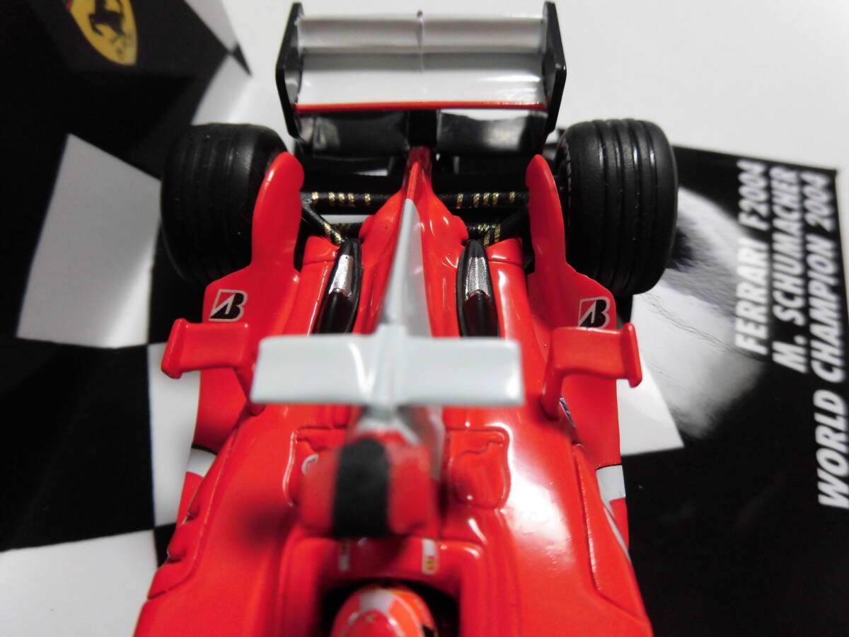 フェラーリ F2004 シューマッハー ワールドチャンピオン2004 ※ミニチャンプス用ケース【ホットウィール 1/43 F1ミニカー】の画像5