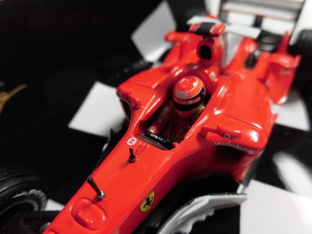 フェラーリ F2004 シューマッハー ワールドチャンピオン2004 ※ミニチャンプス用ケース【ホットウィール 1/43 F1ミニカー】の画像4