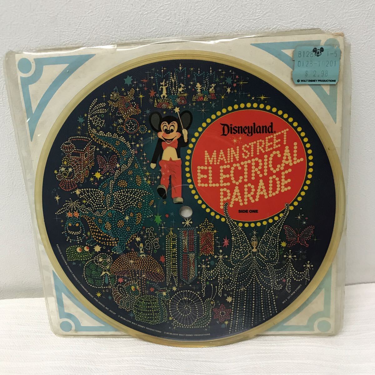 I0308A3 ディズニーランド Disneyland MAIN STREET ELECTRICAL PARADE エレクトリカルパレード EP レコード US盤 WD-4 音楽 の画像1