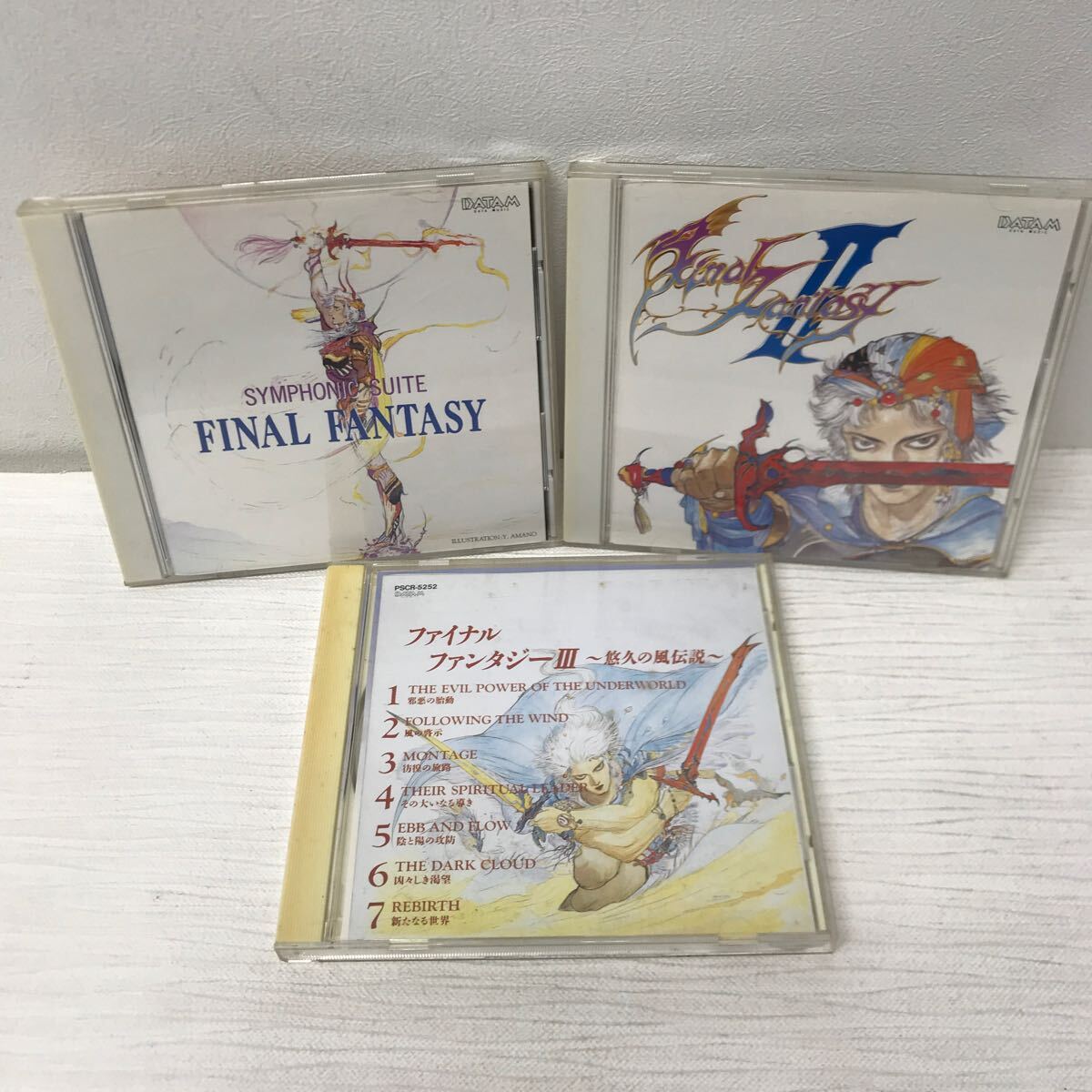 I0413A3 まとめ★ファイナルファンタジー FINAL FANTASY Ⅰ Ⅱ Ⅲ Ⅴ X-2 CD 6枚セット 音楽 オリジナルサウンドトラック ゲーム音楽の画像6