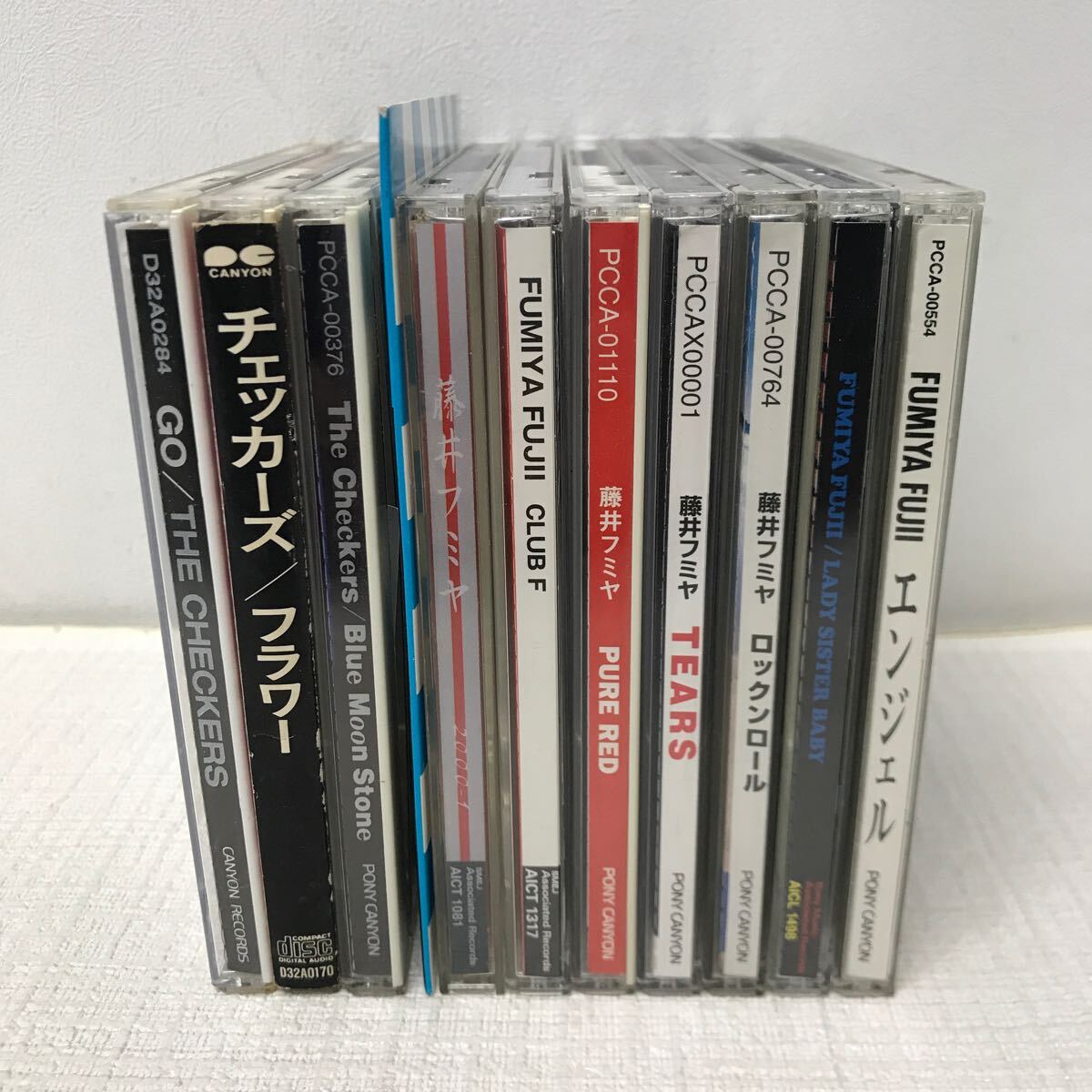 I0415C3 まとめ★藤井フミヤ チェッカーズ CD 13巻セット 音楽 邦楽 / フラワー / GO / ロックンロール / エンジェル / TEARS / CLUB F 他_画像2