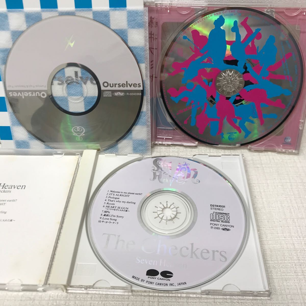 I0415C3 まとめ★藤井フミヤ チェッカーズ CD 13巻セット 音楽 邦楽 / フラワー / GO / ロックンロール / エンジェル / TEARS / CLUB F 他_画像10