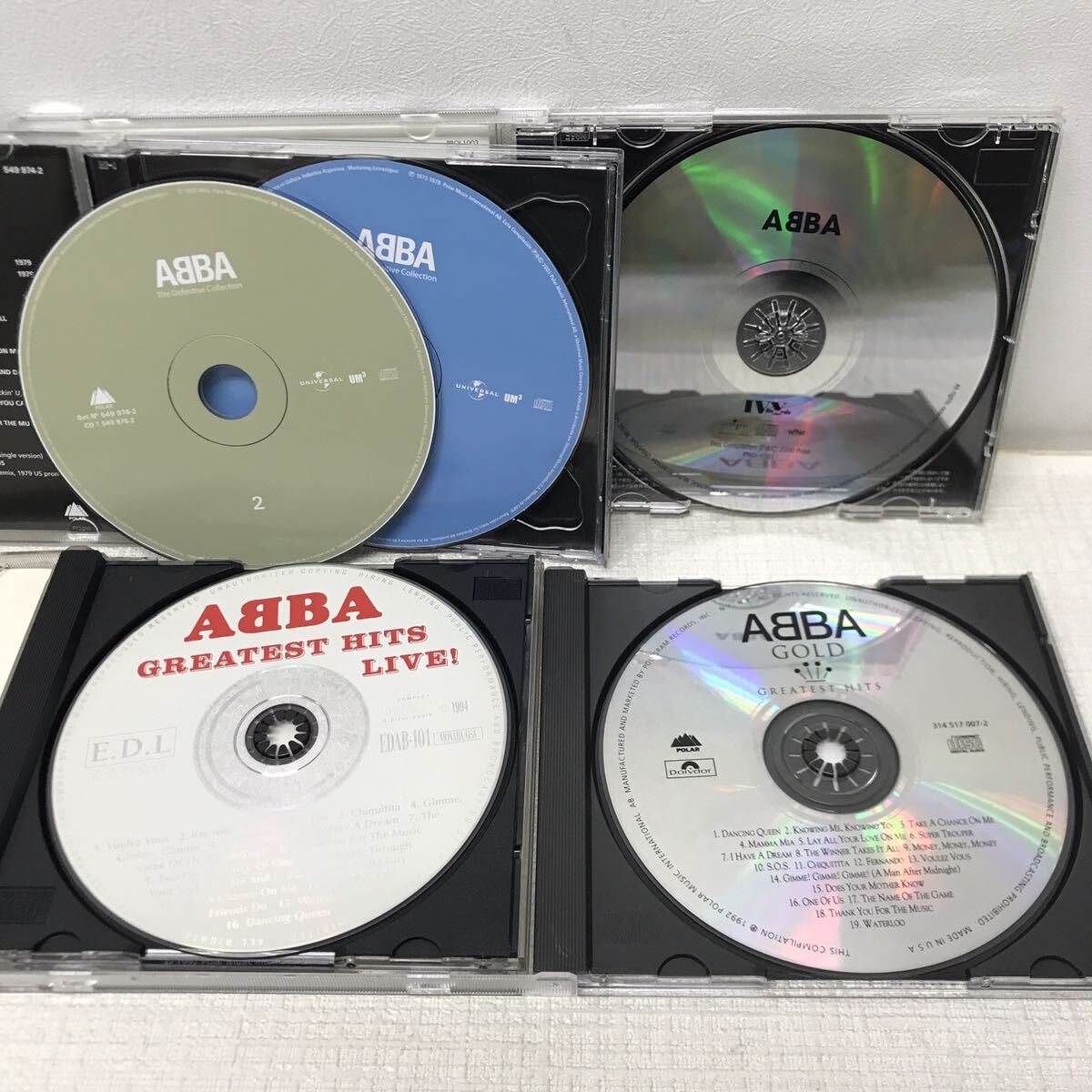 I0415E3 まとめ★ABBA アバ CD 8巻セット 音楽 洋楽 / GREATEST HITS / WORLD TOUR CONCERT / S.O.S / ARRIVAL 他_画像4