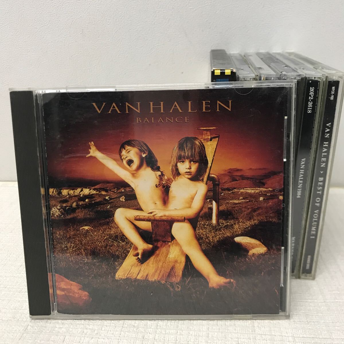 I0415E3 суммировать *VAN HALEN Van * разделение Len CD 7 шт комплект музыка западная музыка блокировка / 1984 /.. . огонь линия / BALANCE / 5150 / LIVE IN U.S.A др. 