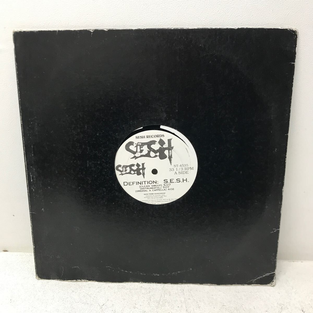 I0418A3 Sesh Definition: S.E.S.H LP レコード ST-4535 音楽 洋楽 HIP-HOP ヒップホップ / CLEAN SWEEP / INSTRUMENTAL 他の画像1