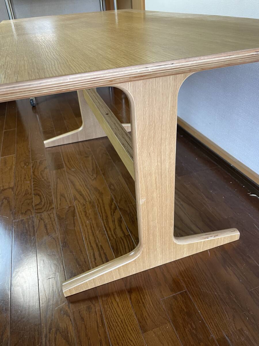  Muji Ryohin хорошая вещь план living тоже обеденный тоже можно использовать стол настольный 130×65cm высота 60cm