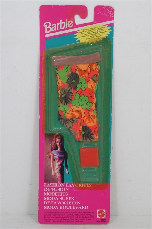 MATTEL Barbie FASHION FAVORITES C 1992年 当時物 バービー 衣装 小物 フィギュア 雑貨[未開封品]_画像1