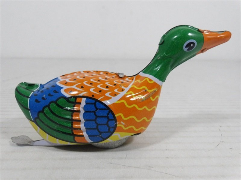 . утка CLOCK WORK Swimming Duck жестяная пластина zen мой тип сделано в Китае утка птица Vintage с коробкой смешанные товары [ не использовался товар ]