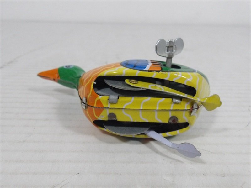. утка CLOCK WORK Swimming Duck жестяная пластина zen мой тип сделано в Китае утка птица Vintage с коробкой смешанные товары [ не использовался товар ]