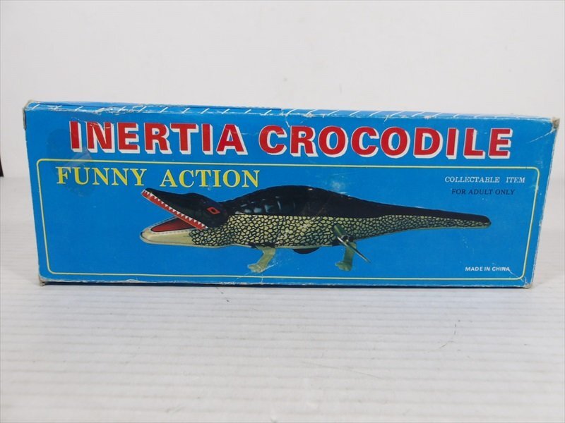 INERTIA CROCODILE жестяная пластина zen мой тип сделано в Китае wani есть гетры крокодил Vintage с коробкой смешанные товары [ не использовался товар ]