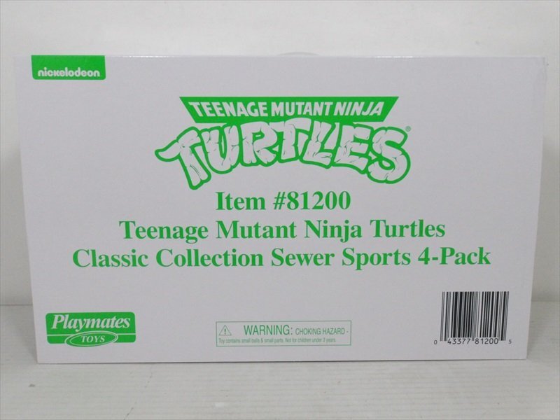 T.M.N.T. TURTLES Sewer Sports ALL-STARS 4-Pack フィギュア #81200 タートルズ 復刻品 外箱付き 雑貨[未開封品]_画像6