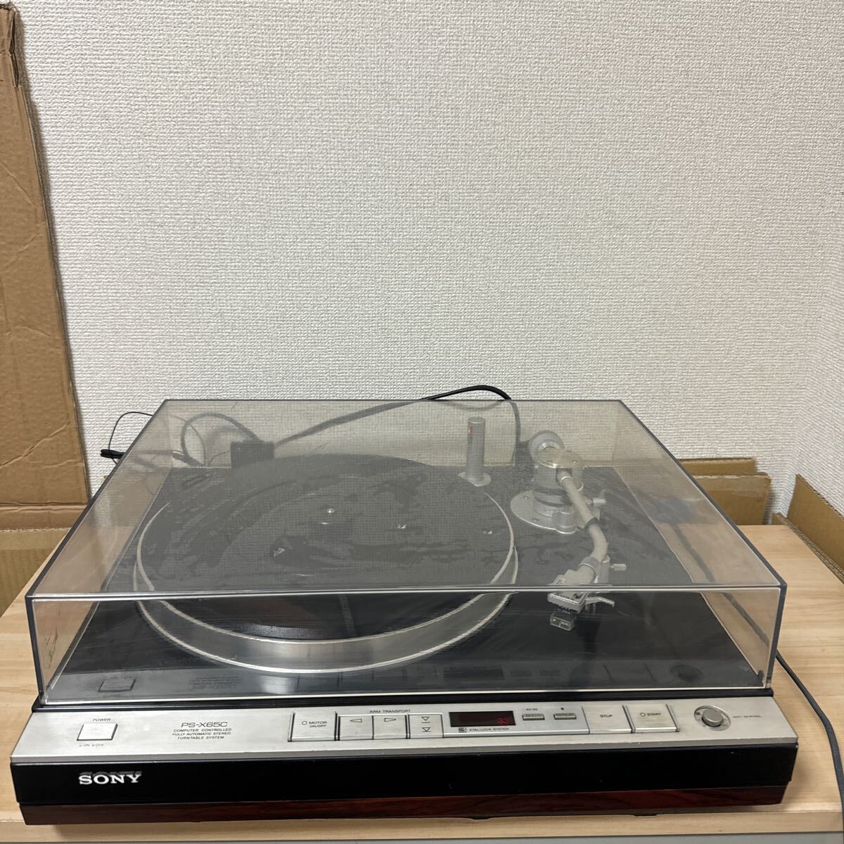 SONY レコードプレイヤー PS-X65C現状品の画像1