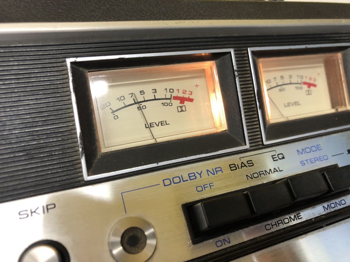 【現状品】ジャンク品 中古品pioneer パイオニア CT-4040A ステレオ カセット テープデッキ カセットデッキ 通電確認のみの画像3