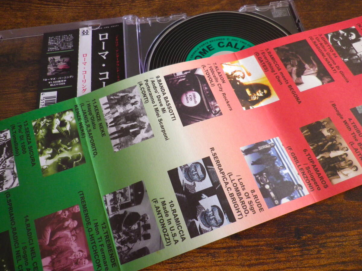 国内盤 ROMA CALLING ローマ・コーリング 帯付 CD PUNK SKA REGGAE ロカビリー CLASH ザモッズ COLTS MACKSHOW ROCKERS LA ROCKA RAT FINK_画像4