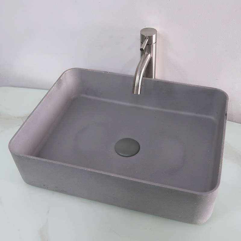  translation have cement made face washing bowl stylish design sink face washing pcs toilet water-related place natural DIY lavatory pot drainage hose attaching WB-51 AWK-41