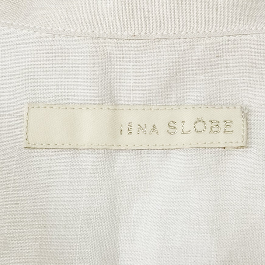 SLOBE IENA  スローブイエナ  ベージュ   リネンスキッパープルオーバーシャツの画像7