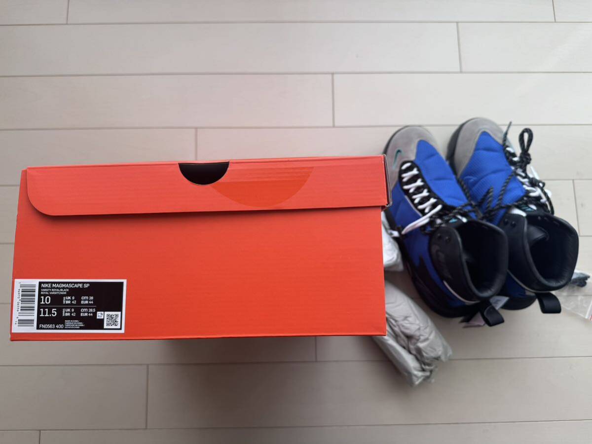 sacai × Nike Magmascape Varsity Royal サカイ × ナイキ マグマスケープ バーシティロイヤル US10 28cm 未使用品 SNKRS購入品 NIKEの画像7