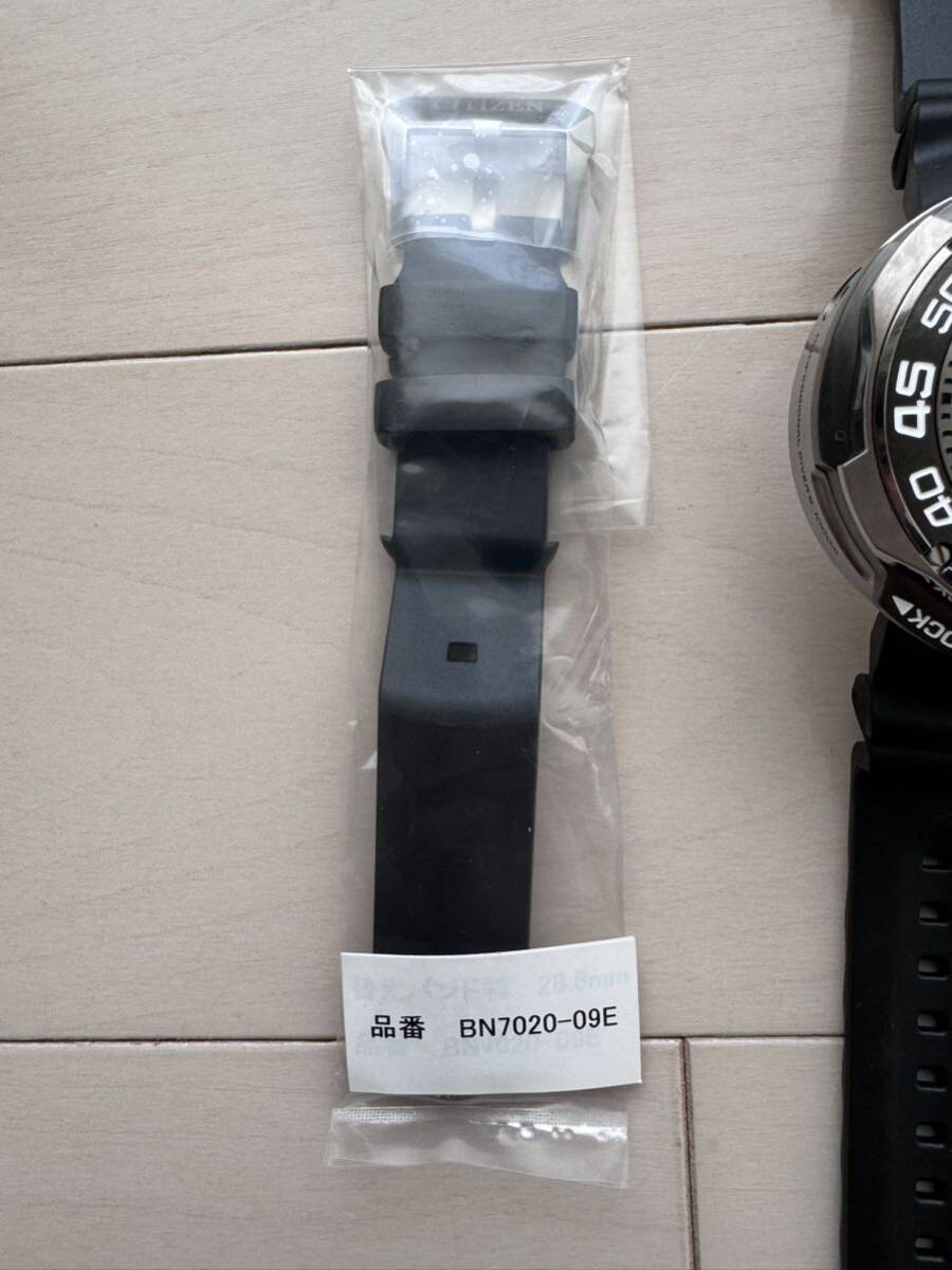 CITIZEN シチズン BN7020-09E J210-T023100 チタン エコドライブ プロマスター プロフェッショナルダイバー1000ｍ ウォッチ腕時計 中古美品の画像5
