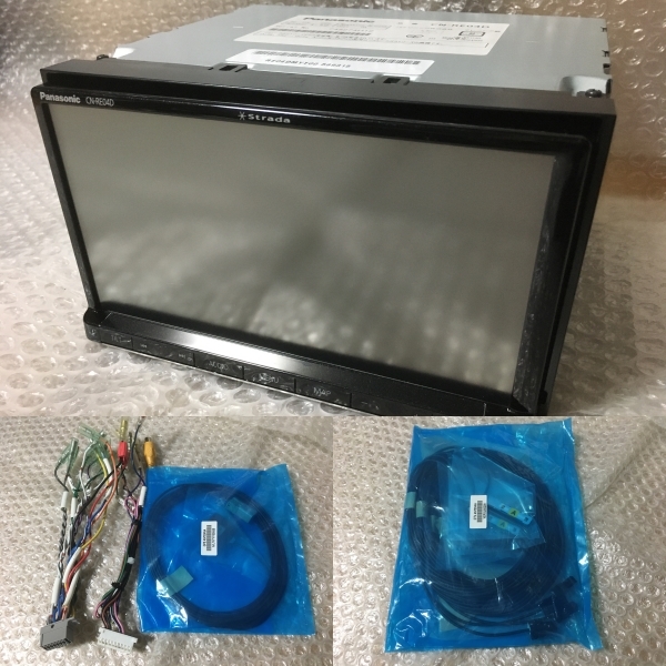 ★2018年度地図★新品純正アンテナセット★ストラーダ CN-RE04D Bluetooth DVD再生 CD録音 SD フルセグ ハンドフリー★ 