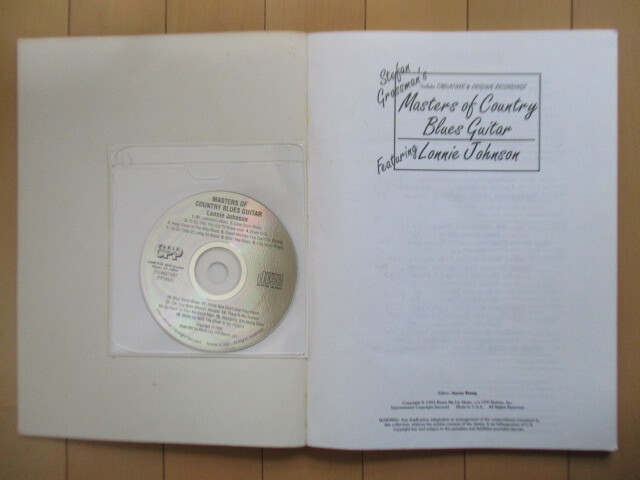 マスター・オブ・カントリー・ブルース・ギター ロニー・ジョンソン Masters of Country Blues Guitar Lonnie Johnson CD付 /楽譜/洋書の画像9