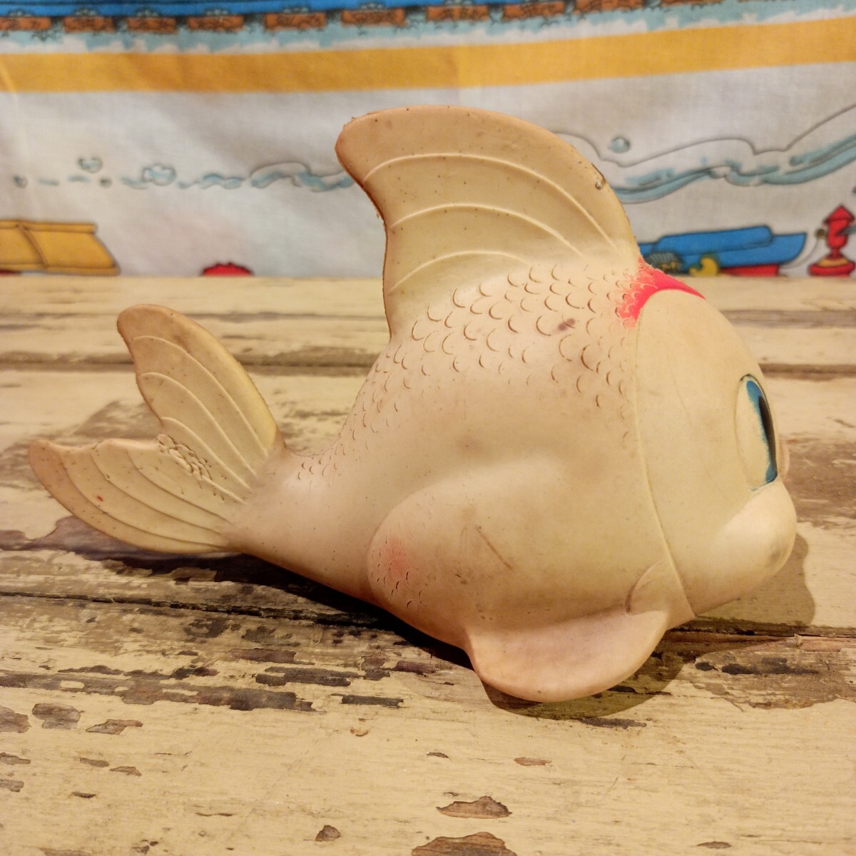 50s SUN RUBBER サンラバー CLEO クレオ 金魚 ピノキオ disney ディズニー ラバードール ビンテージ vintage usa ソフビ 人形 _画像5