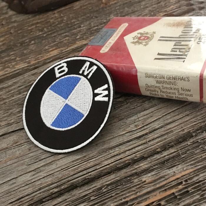 BMW ロゴ 丸型 ワッペン ◆ パッチ アイロン接着 自動車 外車 ドイツ車 ビーエムダブル CAWP117_画像3