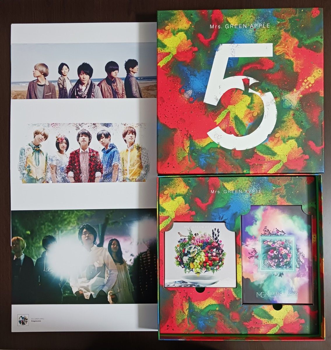 Mrs.GREEN APPLE 5COMPLETE BOX (完全生産限定) 専用箱+CD+DVD+Blu-ray+ポスター12枚