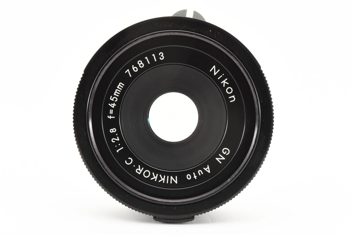 ★☆極上美品★ NIKON GN Auto Nikkor・C 45mm F2.8 非Ai パンケーキレンズ ニコン★清潔感溢れる綺麗な外観！#240451の画像3