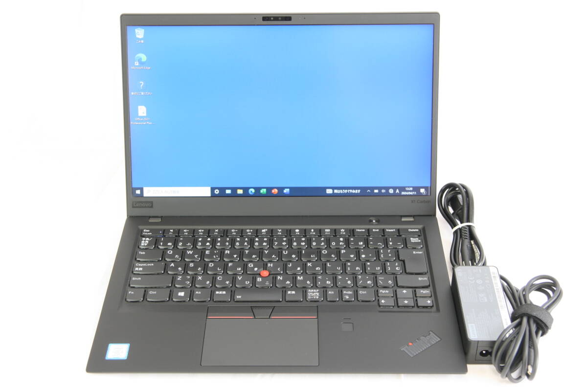 Lenovo ThinkPad X1 Carbon (6th Gen, 2018) i5-8350U MEM16GB SSD512GB FHD タッチパネル LTEモデル MS Office 2021の画像1