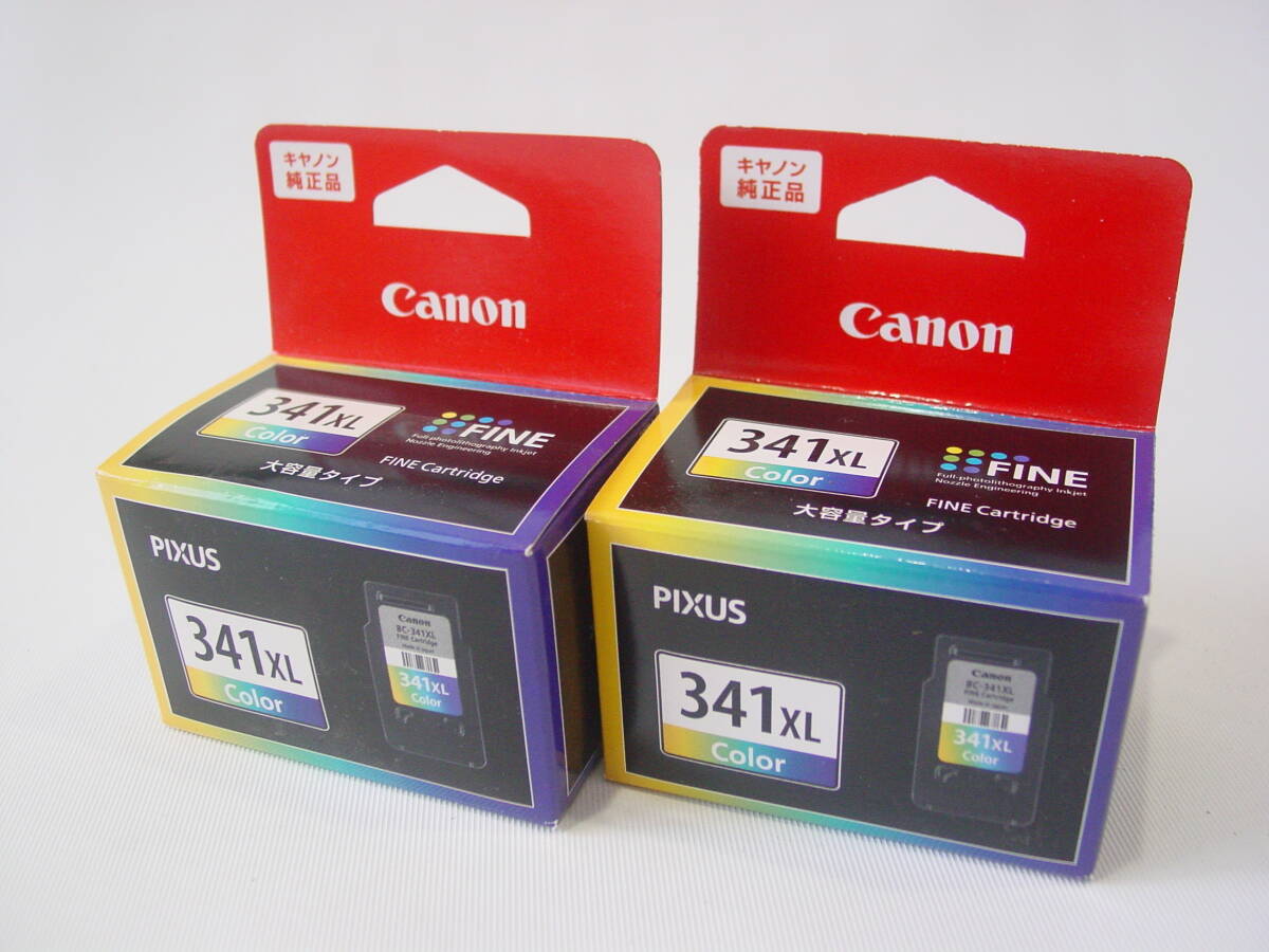 ★Canon キャノン BC-341XL 純正カラー インクカートリッジ 大容量タイプ 2個セットの画像1