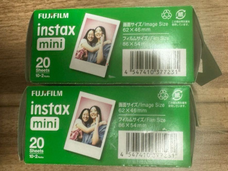  new goods! unused!FUJIFILM INSTAX Cheki for film 20 sheets entering 2 box set!!