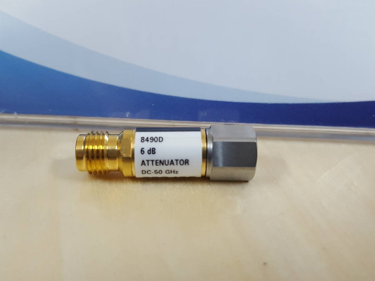 [NBC] Agilent 8490D 同軸固定アッテネータ (Opt. 006) DC-50GHz, 6dB Attenuator (中古 0485)_画像1