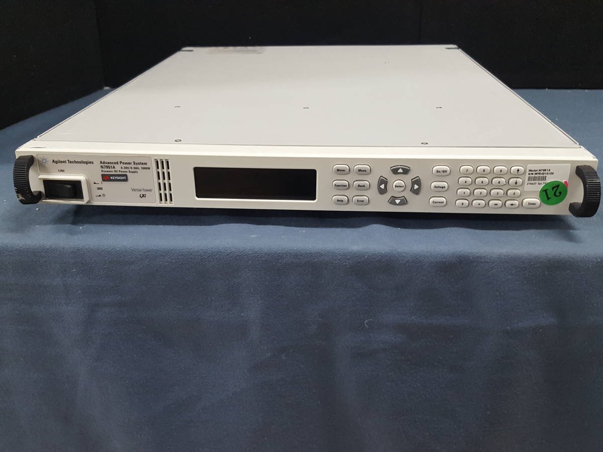 (NBC) 中古 Agilent N7951A アドバンスト・パワー・システム (Opt. 760) 0-20V / 0-50A, 1000W Dynamic DC Power Supply (0139)_画像1