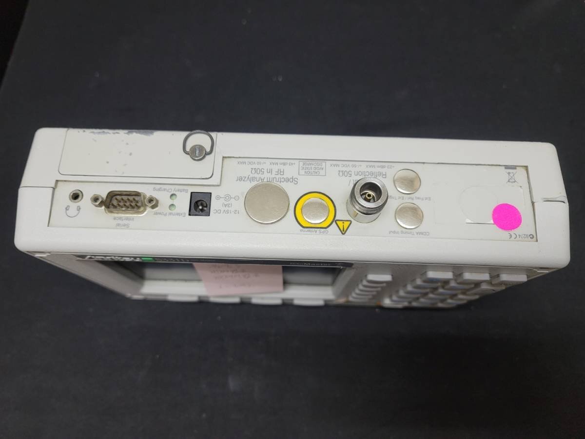 (NBC) 中古 アンリツ Anritsu S331D サイトマスタ (Opt. 3) Site Master Ver. 3.31 バッテリー無し (4042)_画像4