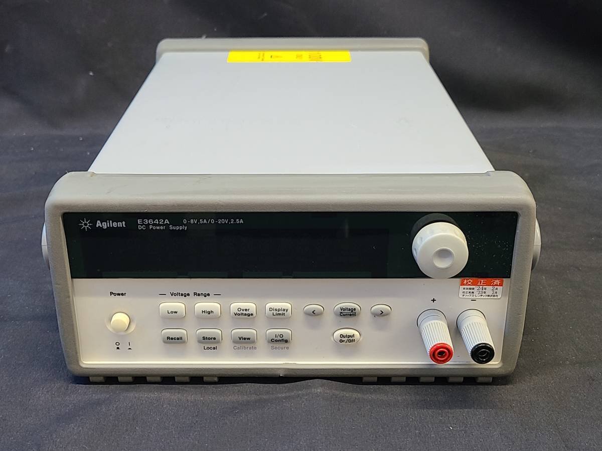 「正常動作」Agilent E3642A DC Power Supply 直流安定化電源 0-8V,5A/0-20V,2.5A [6783]_画像1