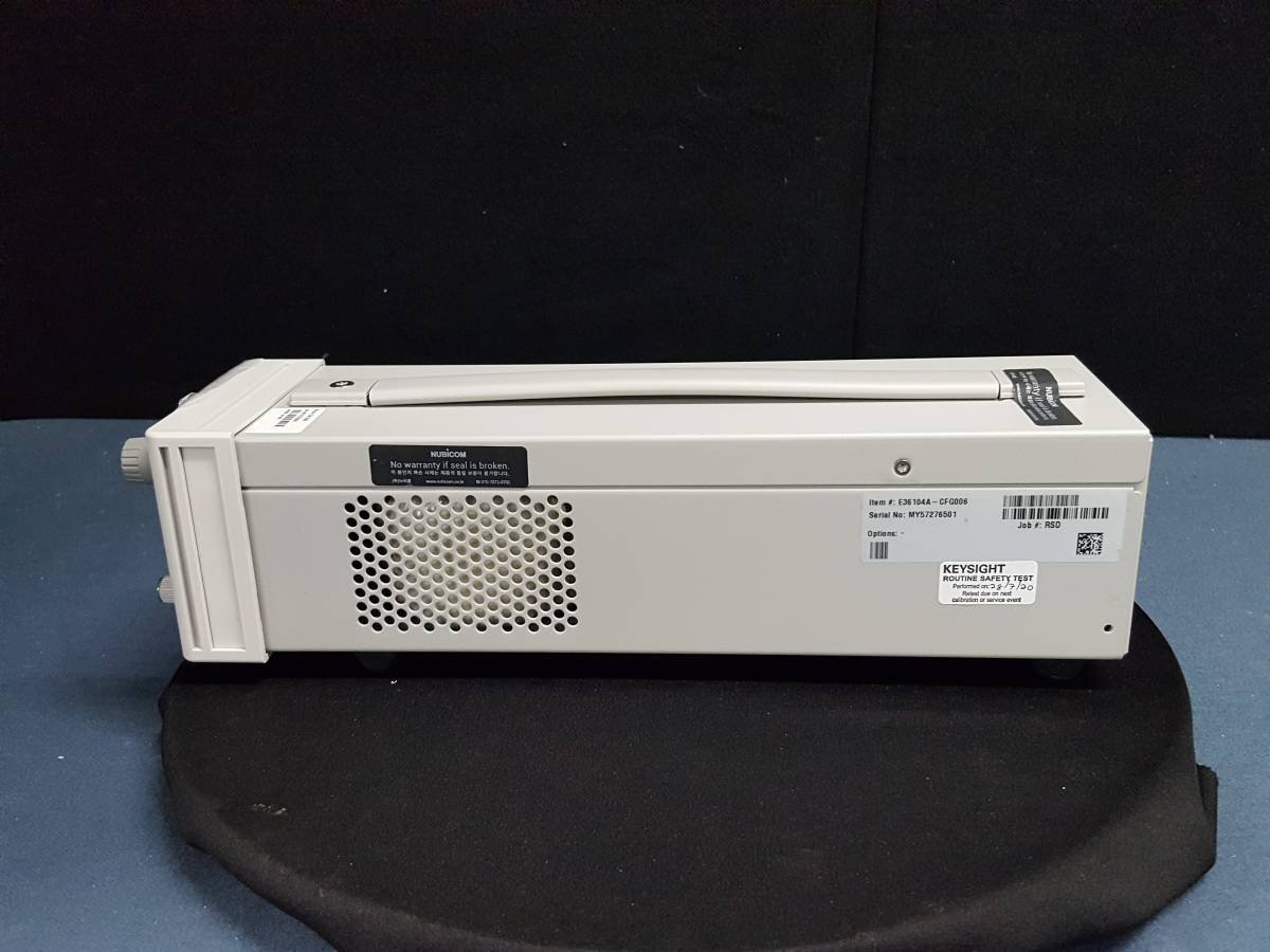 (NBC) 中古 Keysight E36104A DC電源 (Opt. 0E9) DC Power Supply 35V, 1A, 35W (6501)_画像3