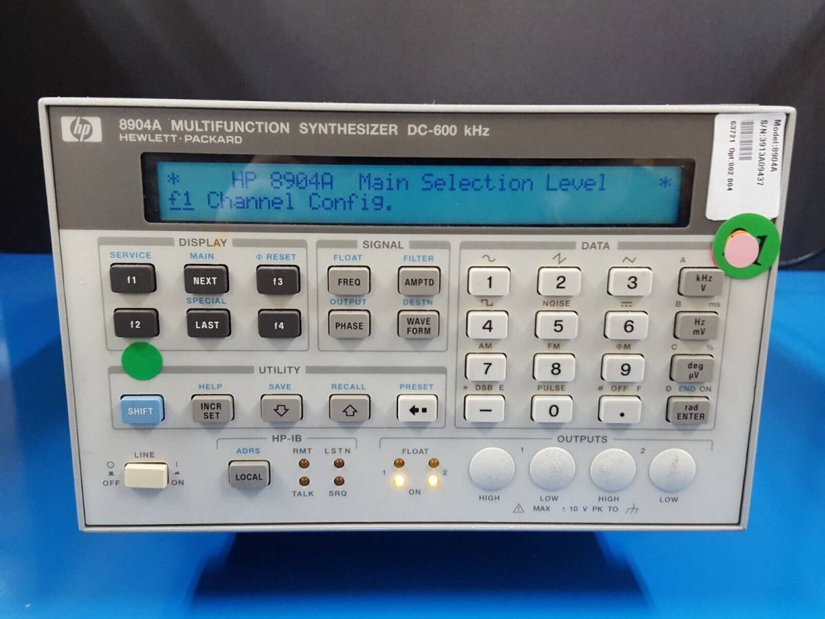 (NBC) HP 8904A function generator (Opt.002 004) DC - 600kHz Multifunction Synthesizer ( used 9437)