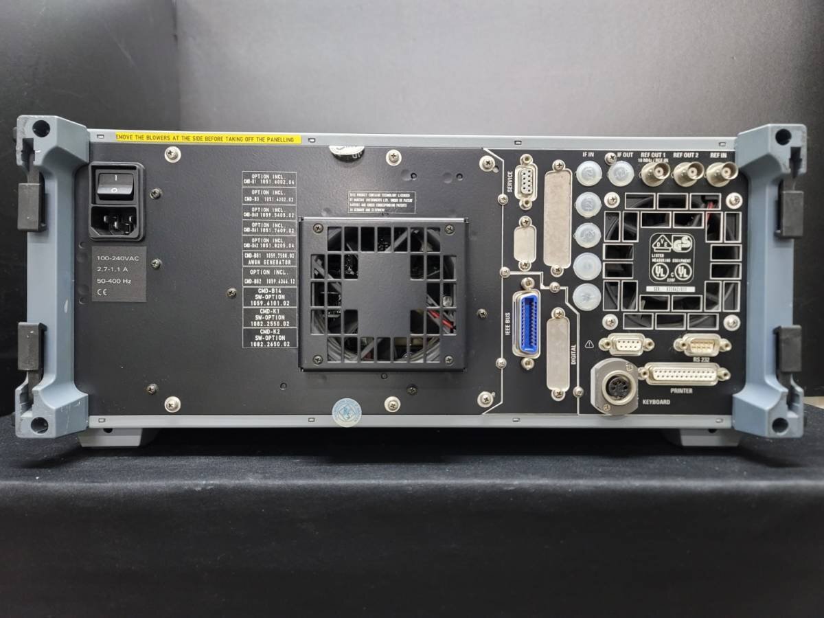NBC)「現状販売」Tektronix R&S CMD80 ディジタルラジオ NBC)「現状販売」Tektronix R&S CMD80 ディジタルラジオ