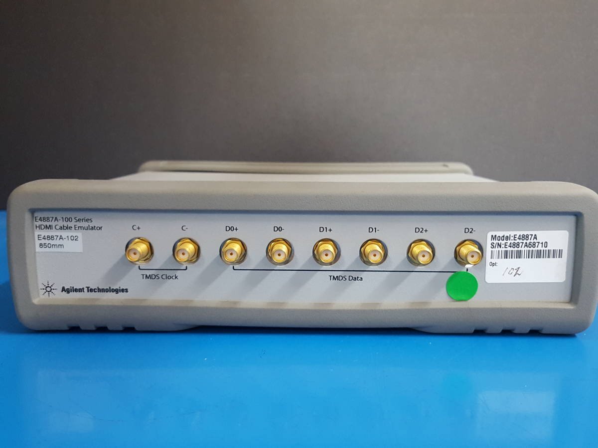 (NBC) Agilent E4887A-102 (850mm) CTS 1.3高周波ケーブルエミュレータ, HDMI Cable Emulator (中古 8710)_画像1